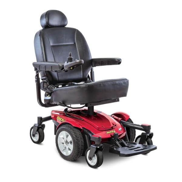 Pride Jazzy Select 6 Power Wheelchair - Red - Rapid Mobility